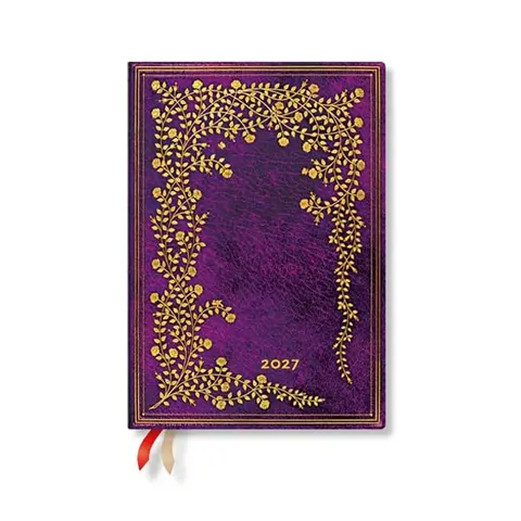 Paperblanks Planner New York Rose, Midi, Verso, copertă tare, 88 pagini, pentru 2027