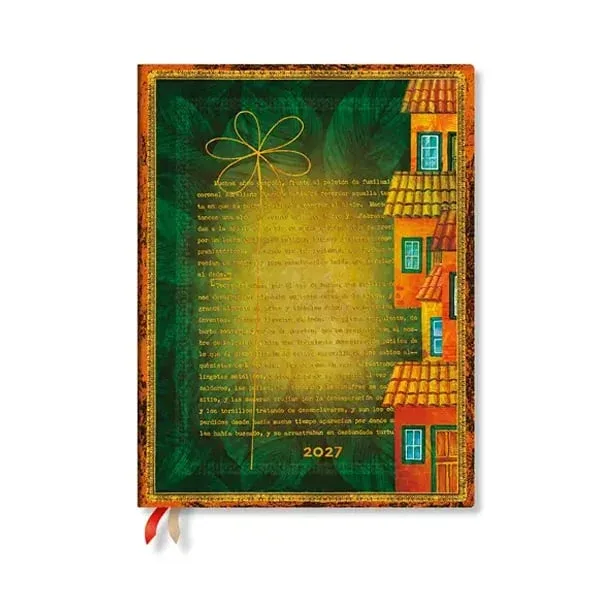 Paperblanks Planner Garcia Marquez, Ultra, 1 zi pe pagină, copertă tare, 216 pagini, pentru 2027