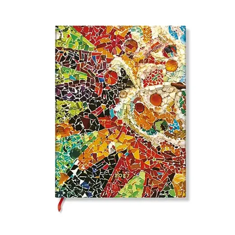 Paperblanks Planner Gaudi's Sun, Ultra, 1 zi pe pagină, cu copertă tare, 216 pagini, pentru 2027