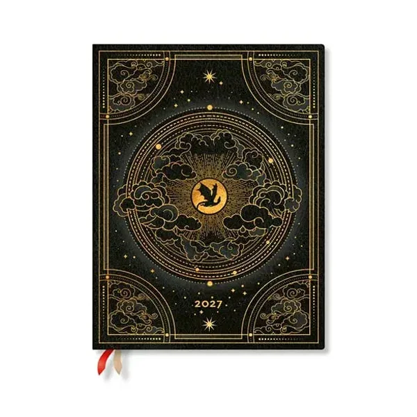 Paperblanks Planner Shadows of Navarre, Ultra, 1 zi pe pagină, copertă tare, 216 pagini, pentru 2027