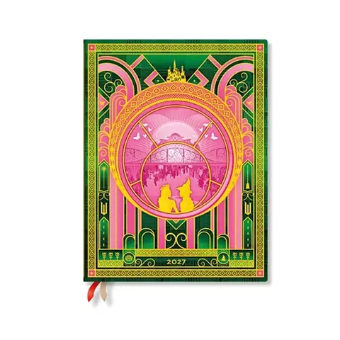 Planificator Paperblanks The magic of Wicked, Ultra, vertical, copertă tare, 88 pagini, pentru 2027