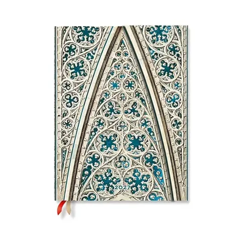 Paperblanks Agendă Duomo di Milano, Ultra, verticală, copertă cartonată, 88 pagini, pentru 2027