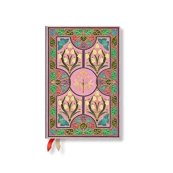 Paperblanks Planner Mimosa, Mini, orizontal, copertă moale, 88 pagini, pentru 2027