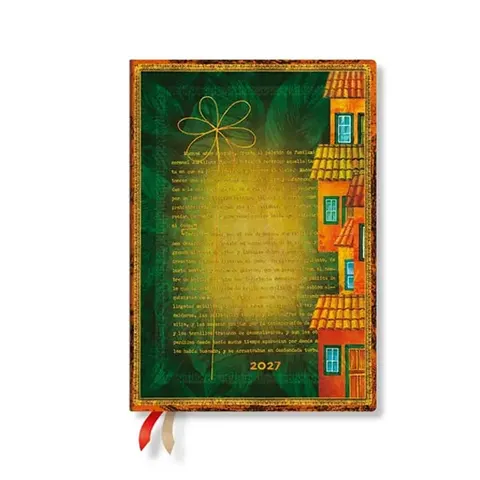 Paperblanks Planner Garcia Marquez, Midi, vertical, copertă moale, 88 pagini, pentru 2027