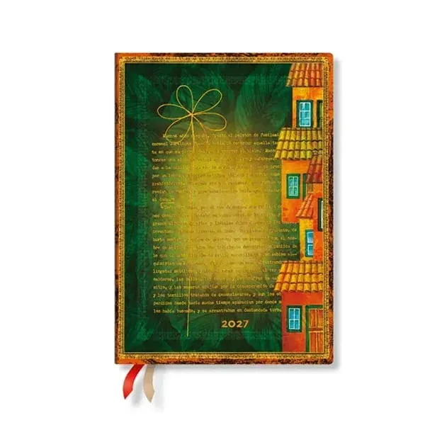 Paperblanks Planner Garcia Marquez, Midi, vertical, copertă moale, 88 pagini, pentru 2027