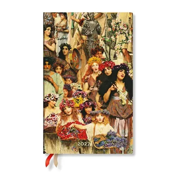 Paperblanks Planner Spring, Maxi, orizontal, copertă moale, 88 pagini, pentru 2027