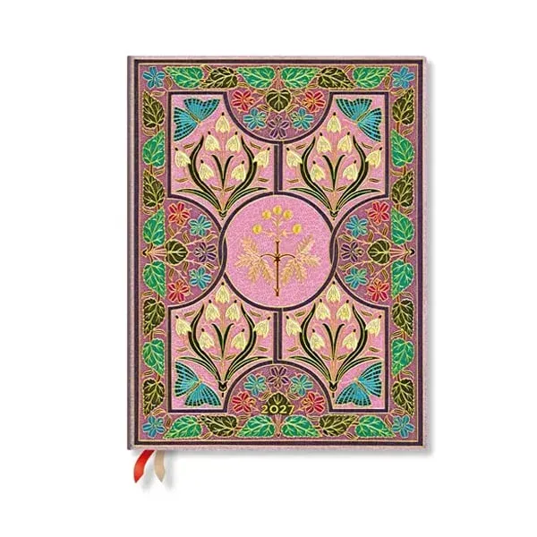 Paperblanks Planner Mimosa, Ultra, vertical, copertă moale, 88 pagini, pentru 2027
