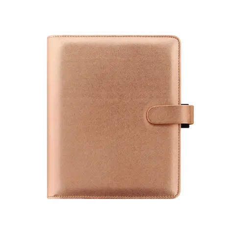 Filofax Organizer Saffiano, A5, roz auriu