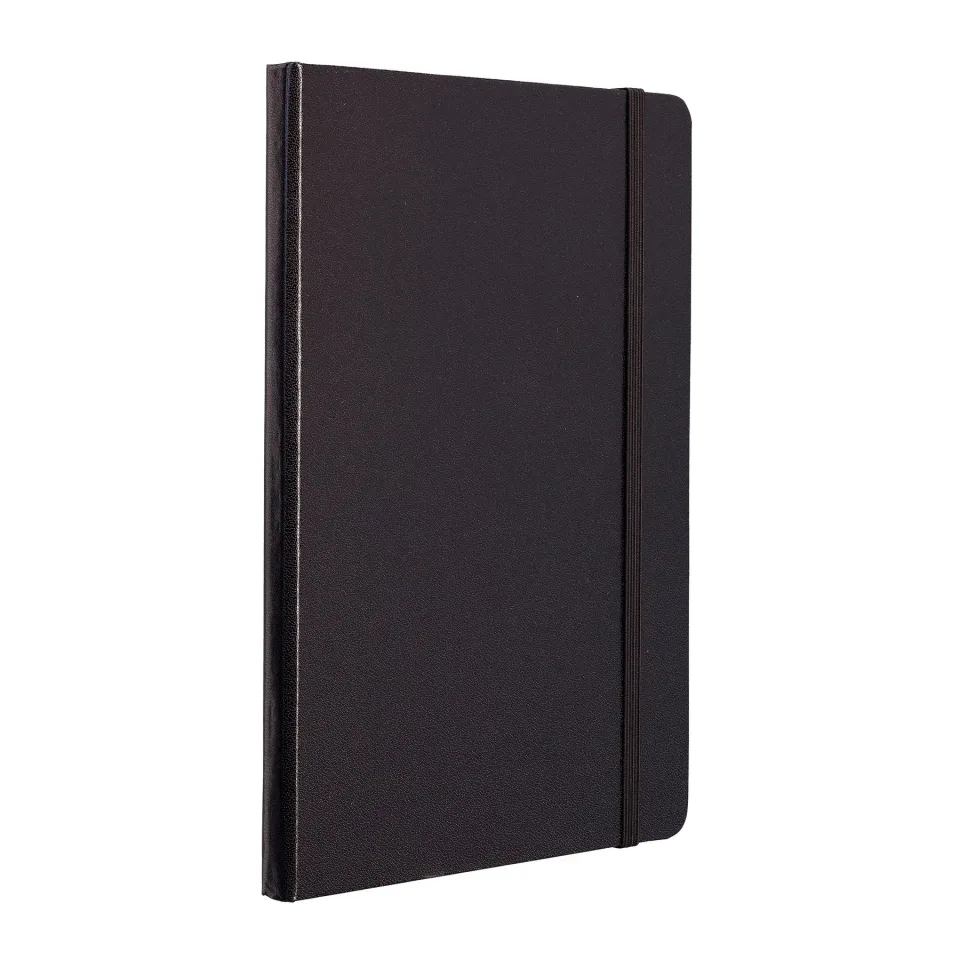 TOPS Caiet Attendant, A5, cu elastic, hârtie offset, 80 file, negru