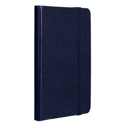 Caiet TOPS Notebook Attendant, A6, cu elastic, hârtie offset, 80 file, albastru închis