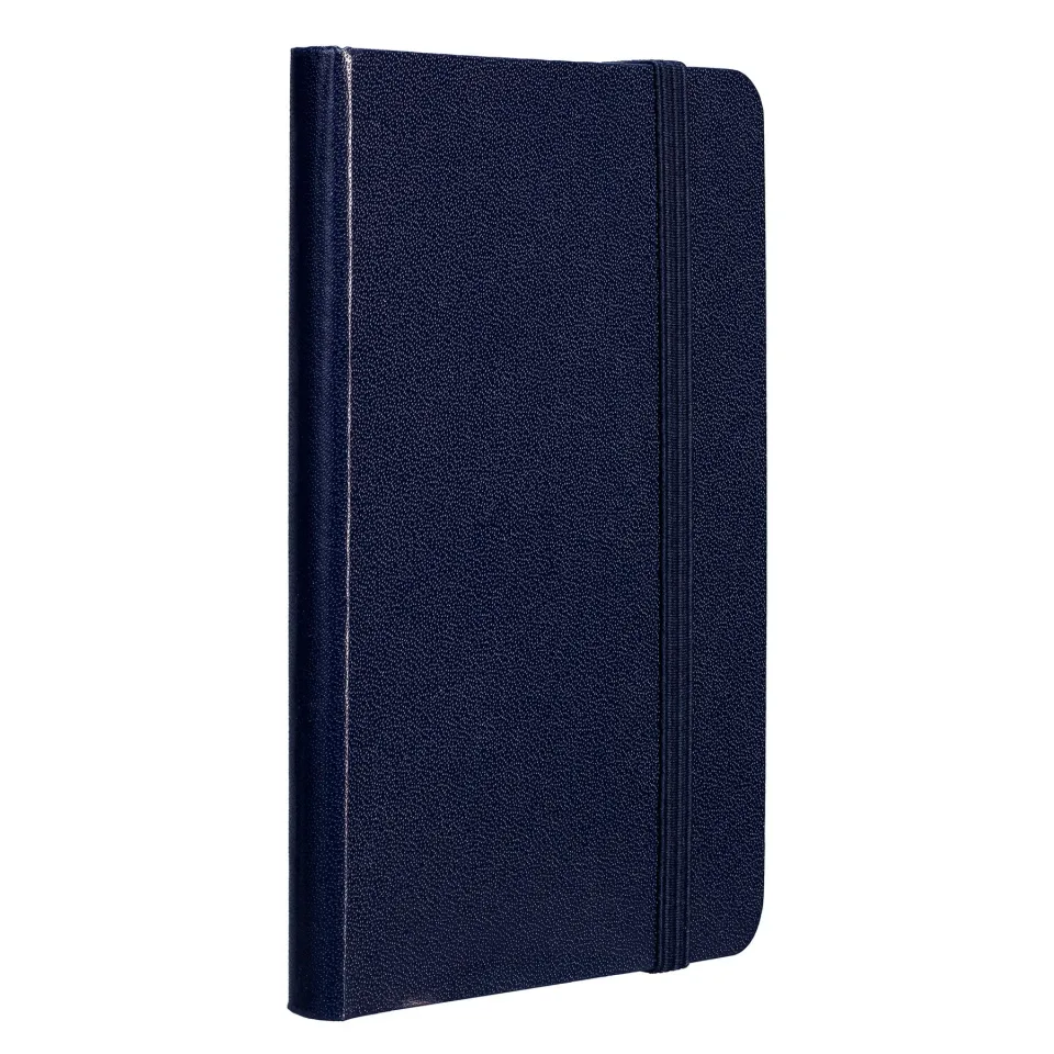 Caiet TOPS Notebook Attendant, A6, cu elastic, hârtie offset, 80 file, albastru închis