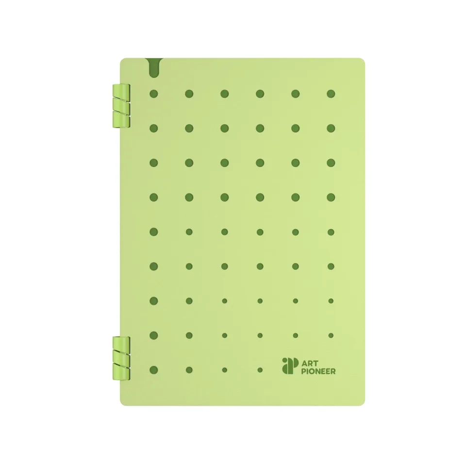 Art Pioneer Organizer Soft Spiral, A5, cu spirală, 50 file, verde