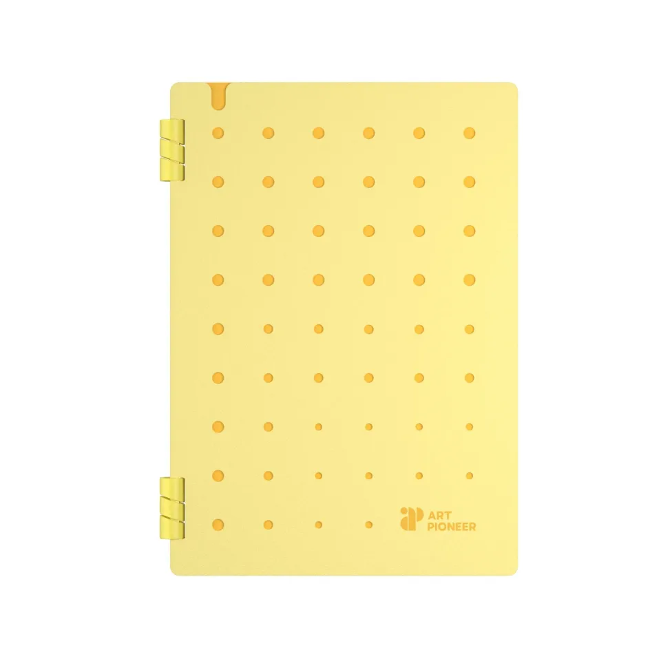 Art Pioneer Organizer Soft Spiral, A5, legat cu spirală, 50 file, galben