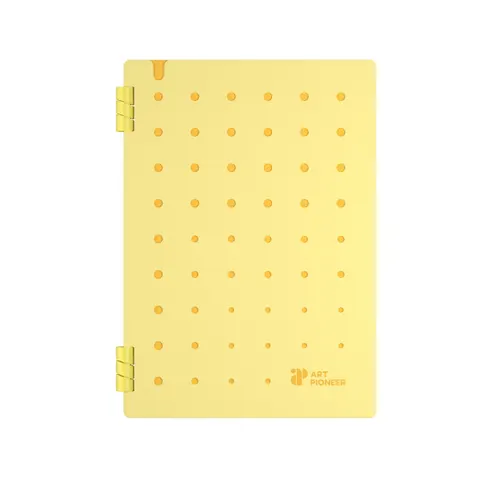 Art Pioneer Organizer Soft Spiral, A5, legat cu spirală, 50 file, galben