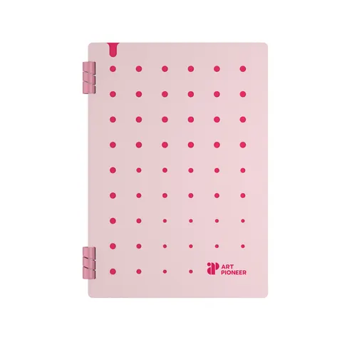 Art Pioneer Organizer Soft Spiral, A5, cu spirală, 50 file, roz