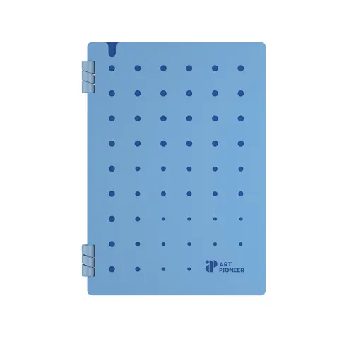 Art Pioneer Organizer Soft Spiral, A5, legat cu spirală, 50 file, albastru