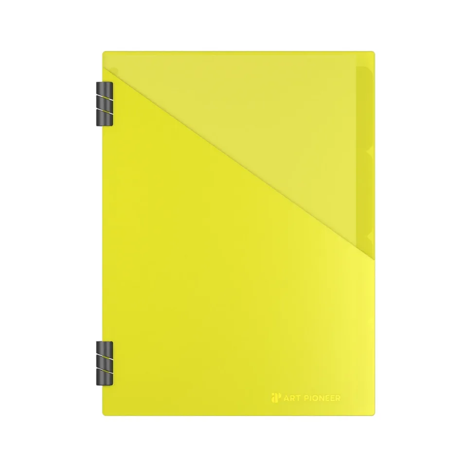 Organizator Art Pioneer The Fluorescent, A5, copertă PVC, 50 foi, galben