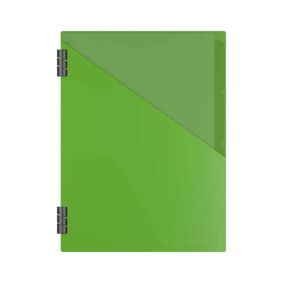 Art Pioneer Organizer The Fluorescent, A5, copertă PVC, 50 foi, verde