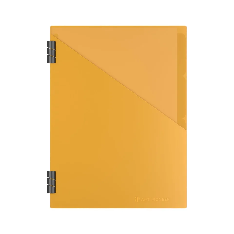 Art Pioneer Organizer The Fluorescent, A5, copertă PVC, 50 foi, portocaliu