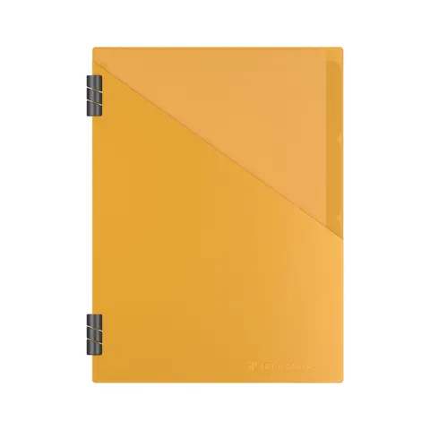Art Pioneer Organizer The Fluorescent, A5, copertă PVC, 50 foi, portocaliu