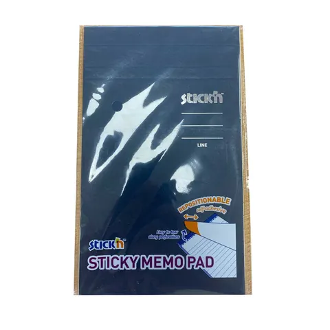 Stick'n Pad, autocolant, 190 x 114 mm, cu linii, foi galbene, 50 de foi