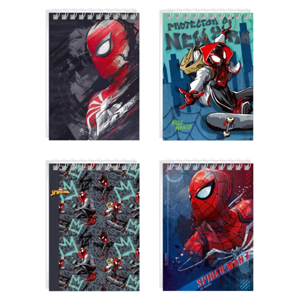 Best Buy Bloc notes, Spiderman, A7, pătrățele, hârtie offset, 42 file, asortat, 1 buc.