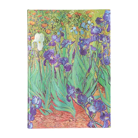 Paperblanks Sketchbook Van Gogh's Irises, 205 x 300 mm, 56 coli