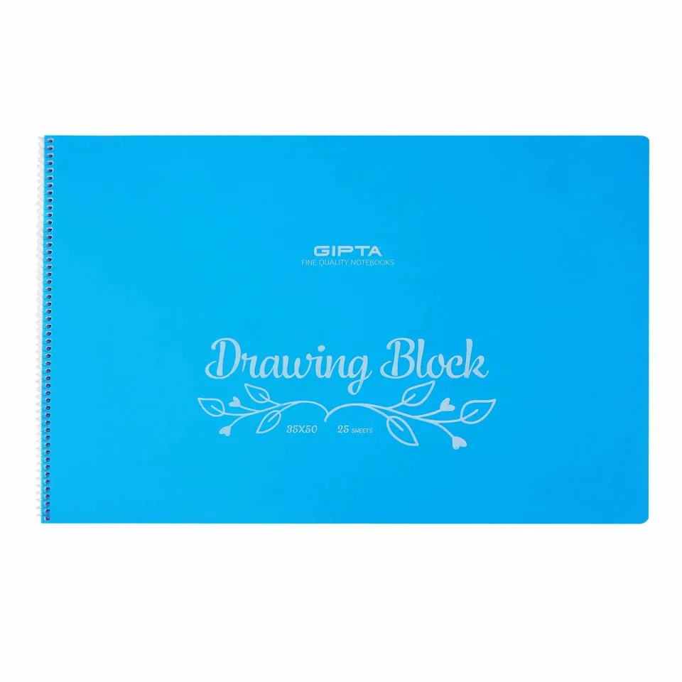 Gipta Sketchpad, 35 x 50 cm, 110 g/m2, copertă PP, 25 foi