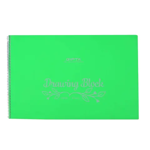 Bloc desen Gipta, 35 x 50 cm, 110 g/m?, copertă PP, 40 coli