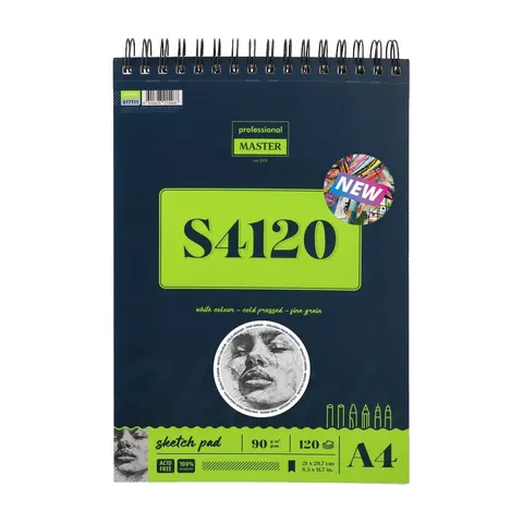 Standart Sketch Pad S4120, A4, 90 g/m², 120 coli