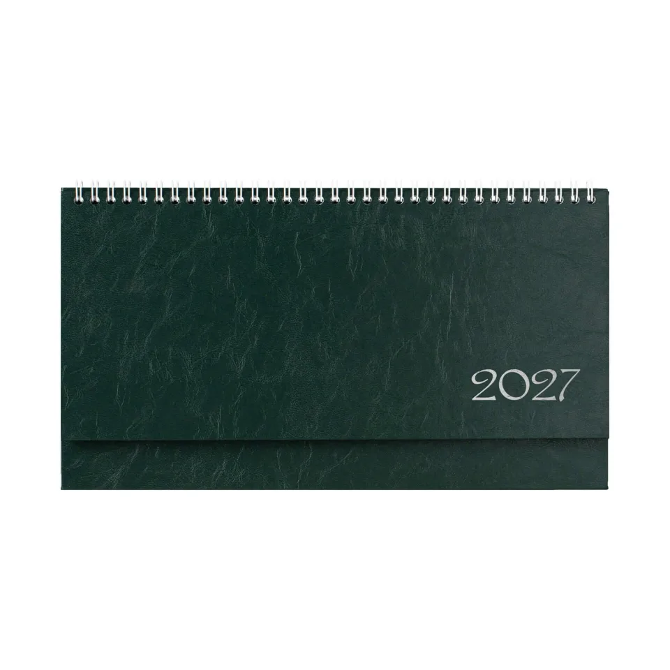 Calendar de birou-caiet Olympus, 29 x 13 cm, verde