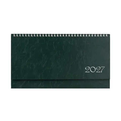 Calendar de birou-caiet Olympus, 29 x 13 cm, verde
