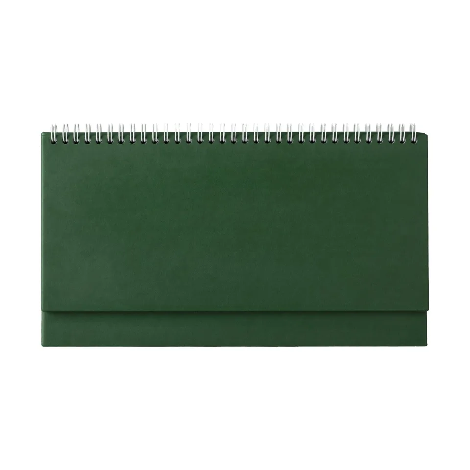 Calendar de birou-planner Etna, 29 x 13 cm, 62 pagini, verde