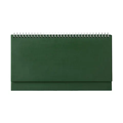 Calendar de birou-planner Etna, 29 x 13 cm, 62 pagini, verde