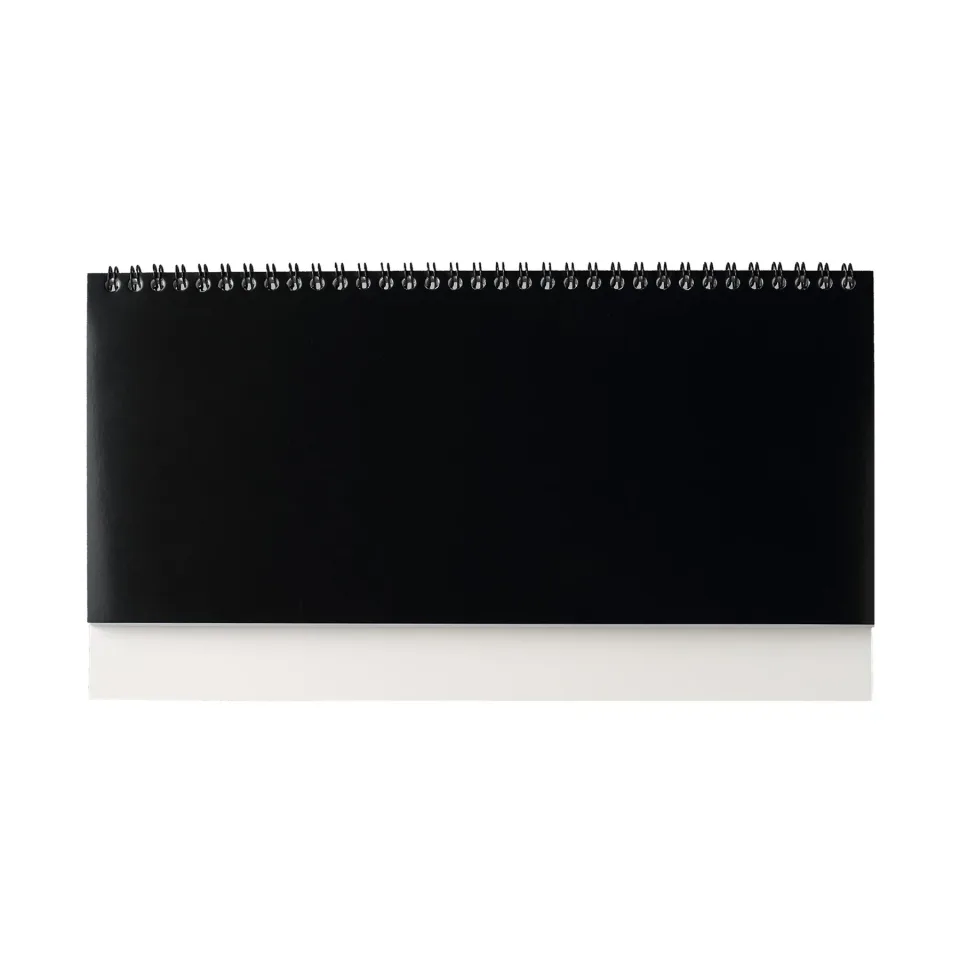 Calendar de birou Rila, 29 x 13 cm, negru