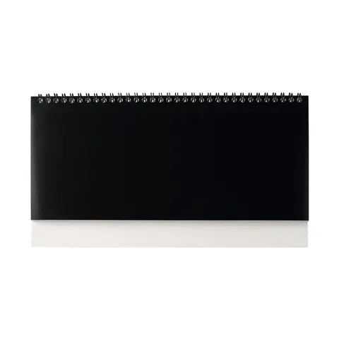Calendar de birou Rila, 29 x 13 cm, negru