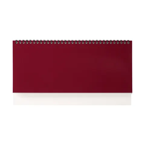 Calendar de birou Rila, 29 x 13 cm, bordo