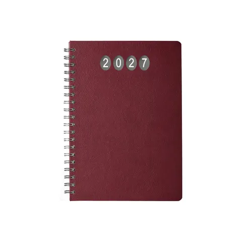 Planner Elite, săptămânal, 19 x 27 cm, burgundy