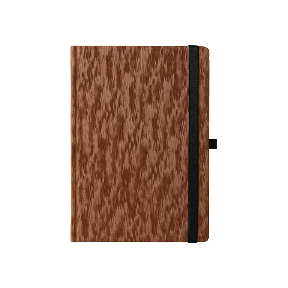 Planner Praktik, A5, datat, cu elastic, 192 pagini, maro