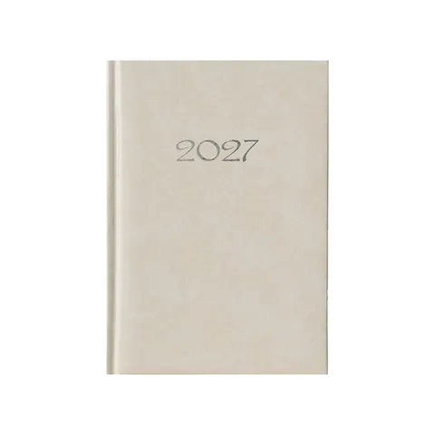 Planner Victoria, nedatat, A5, copertă tare, ecru
