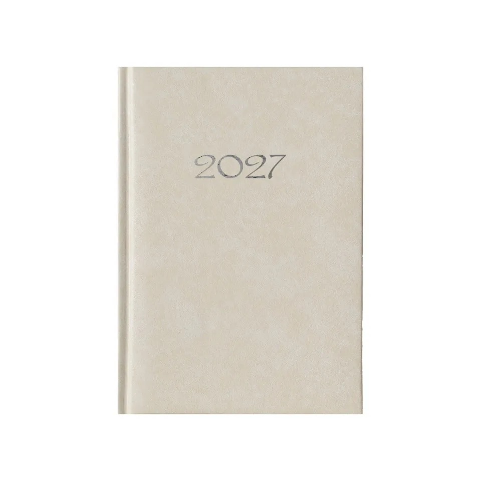 Planner Victoria, nedatat, A5, copertă tare, ecru