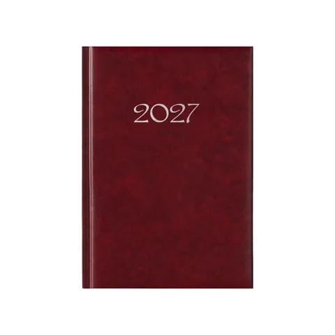 Planner Victoria, nedatat, A5, copertă tare, burgundy
