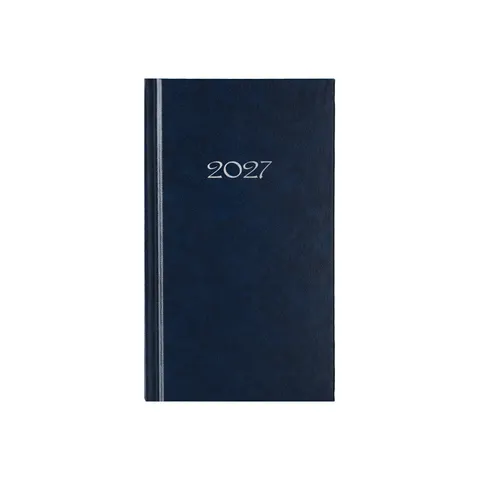 Planner Slim, Săptămânal, 9 x 16 cm, Albastru