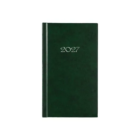 Planner slim, săptămânal, 9 x 16 cm, verde