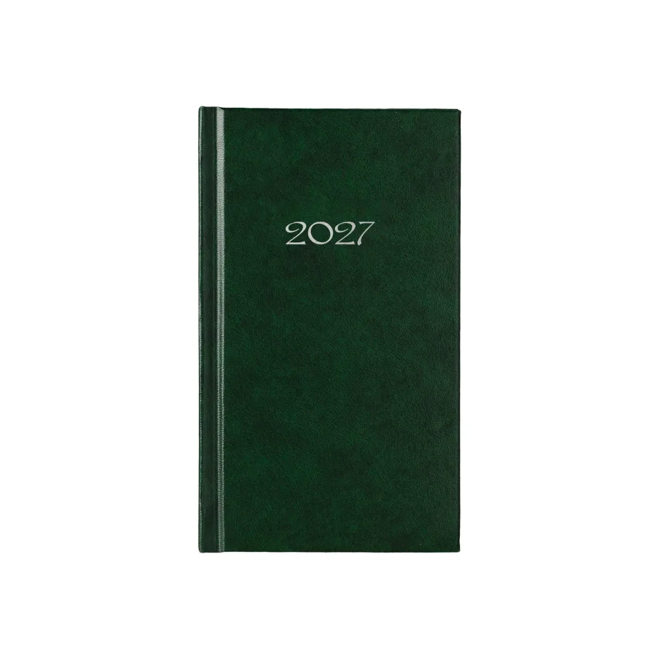Planner slim, săptămânal, 9 x 16 cm, verde