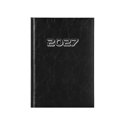 Planner Vitosha, cu date, A5, negru