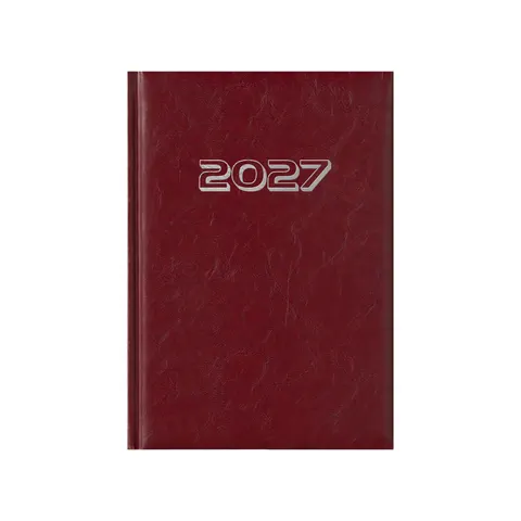Planner Vitosha, datat, A5, burgundy