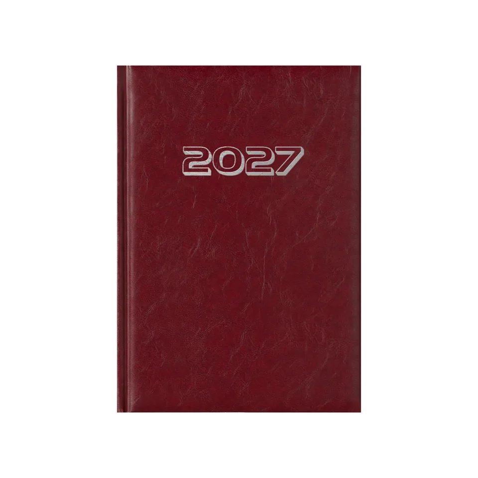 Planner Vitosha, datat, A5, burgundy