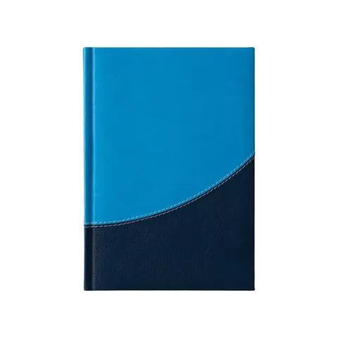 Planner Prestige, A5, datat, cu elastic, 192 pagini, albastru deschis/albastru închis