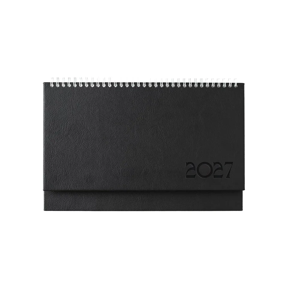 Calendar de birou Kazbek, 30 x 15.5 cm, negru